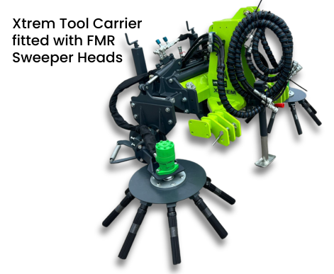 Xtrem Tool Carrier with FMR Sweeper Heads